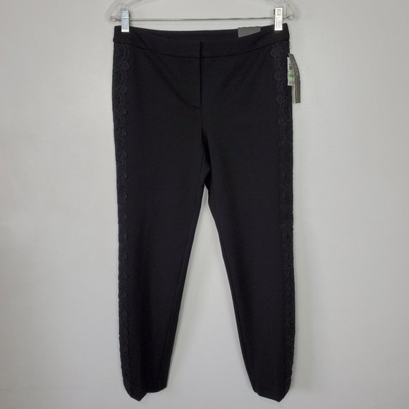 Alfani Black Slim Leg Tummy Control Classic Timeless Career Pants NWT Size 8P - Picture 1 of 11
